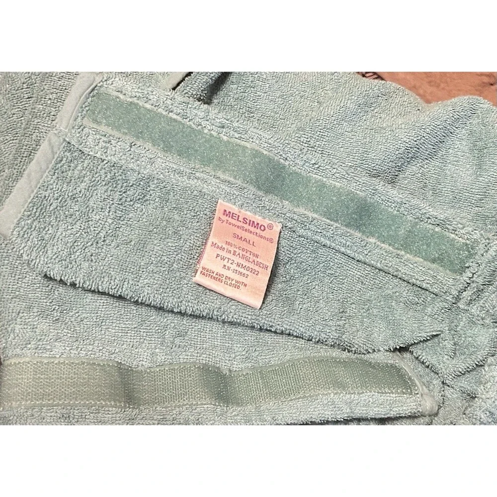 Melsimo by TowelSelections Small 100% Cotton Green Wrap Towel Shower Beach Pool